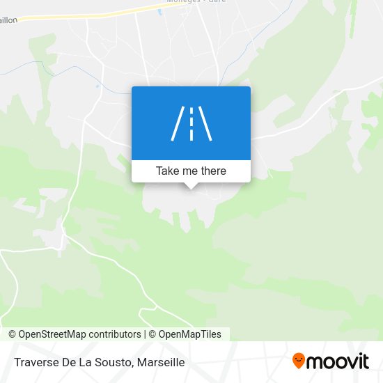 Traverse De La Sousto map
