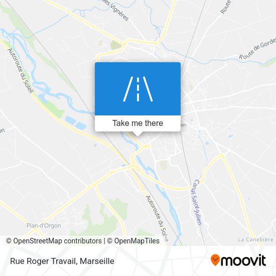 Rue Roger Travail map