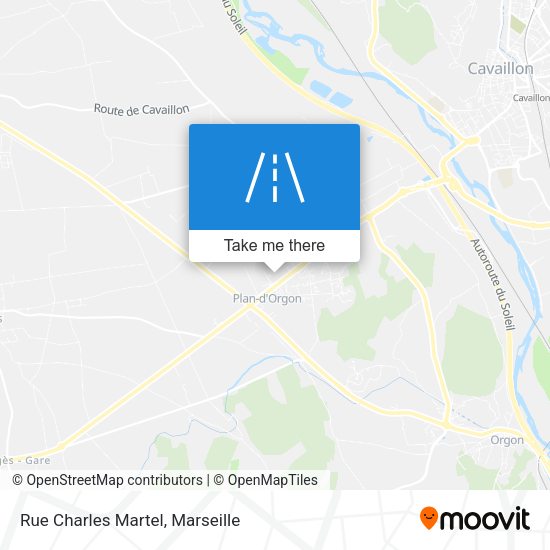 Rue Charles Martel map