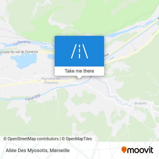 Allée Des Myosotis map