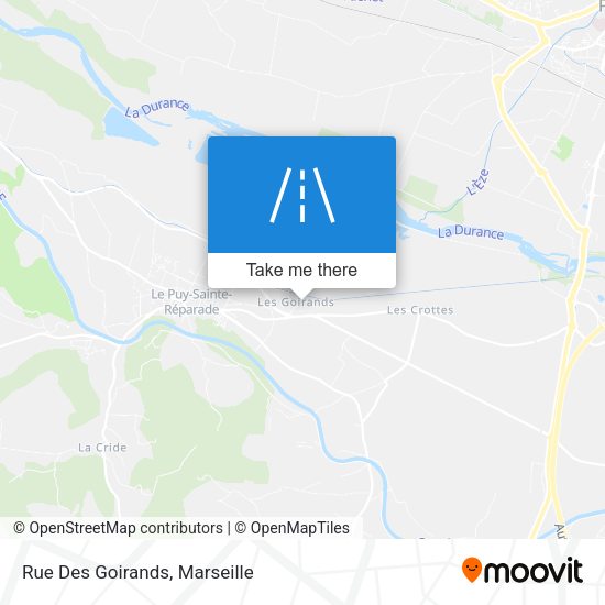 Rue Des Goirands map