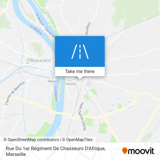 Rue Du 1er Régiment De Chasseurs D'Afrique map