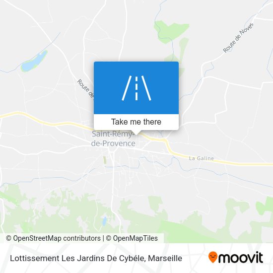 Lottissement Les Jardins De Cybéle map