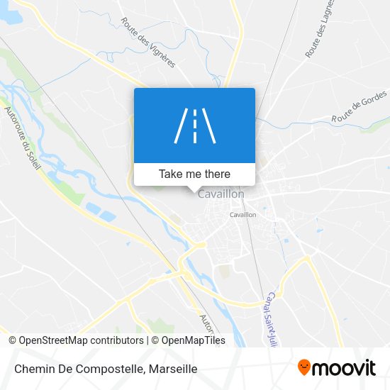 Chemin De Compostelle map