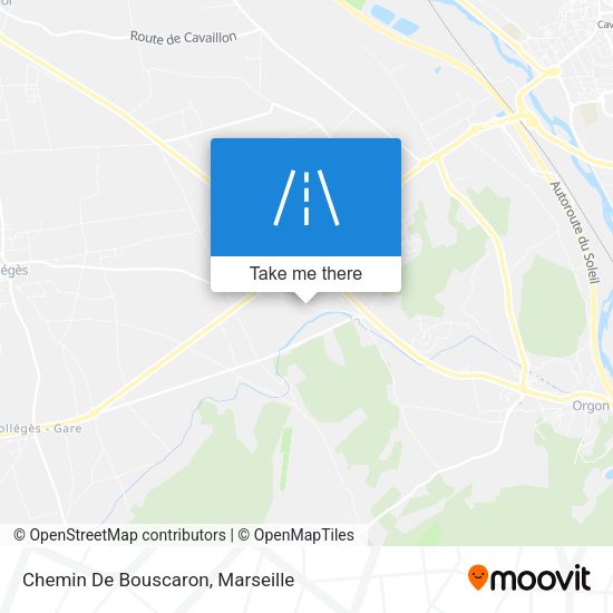 Chemin De Bouscaron map