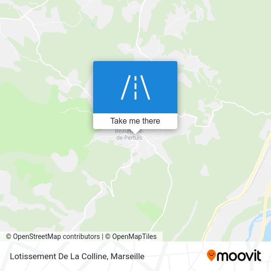 Lotissement De La Colline map