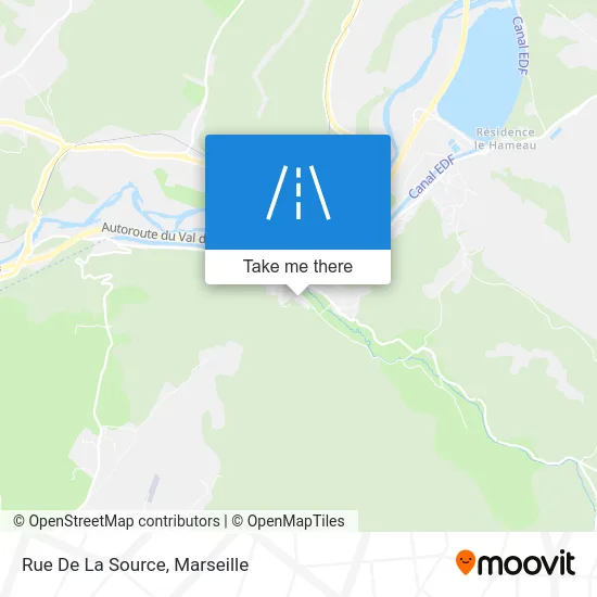 Rue De La Source map