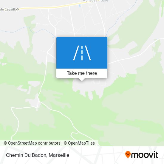 Chemin Du Badon map