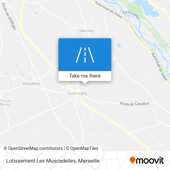 Lotissement Les Muscadelles map