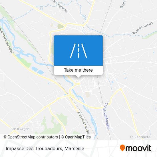 Impasse Des Troubadours map