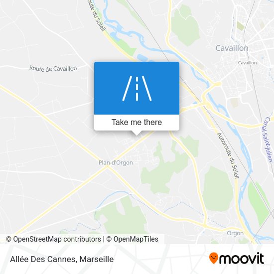 Allée Des Cannes map