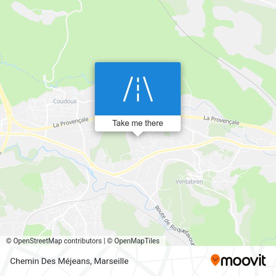 Chemin Des Méjeans map