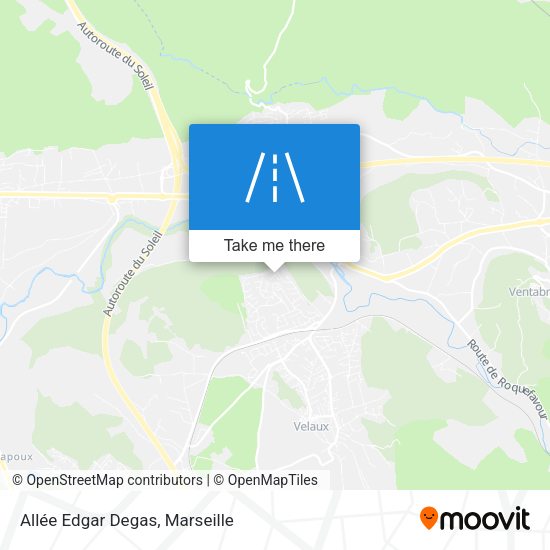 Allée Edgar Degas map