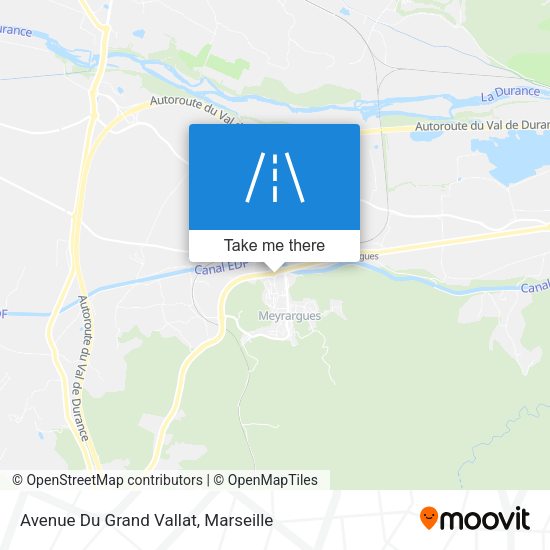 Avenue Du Grand Vallat map