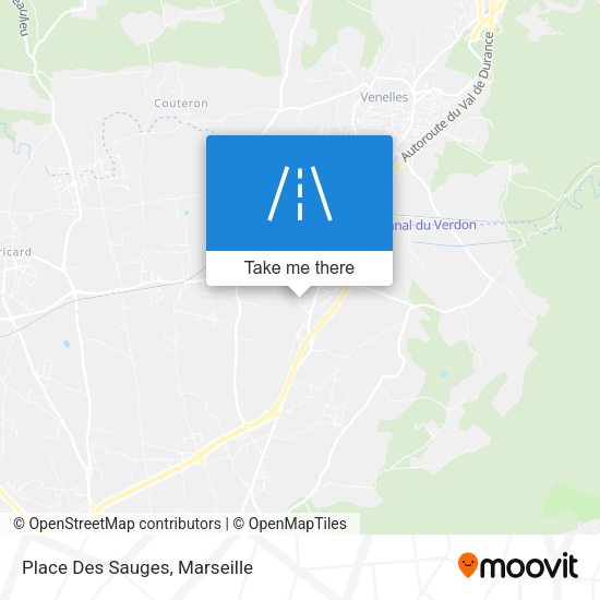 Place Des Sauges map