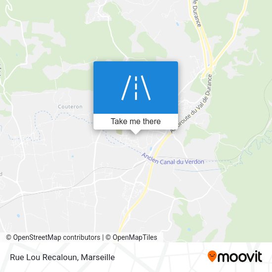 Rue Lou Recaloun map