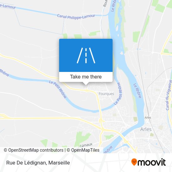 Rue De Lédignan map