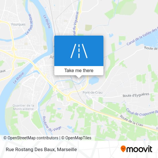 Rue Rostang Des Baux map