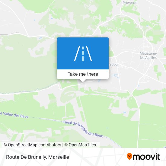Route De Brunelly map