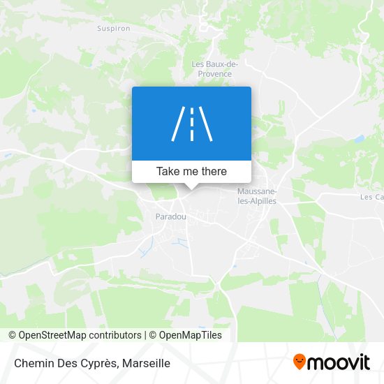 Chemin Des Cyprès map