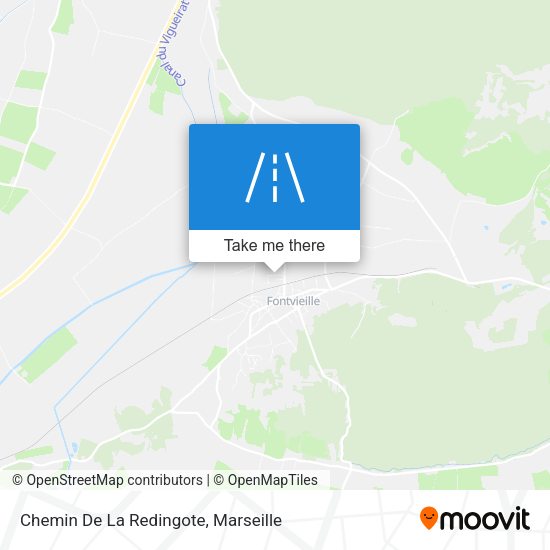Chemin De La Redingote map