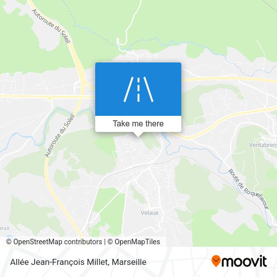 Allée Jean-François Millet map