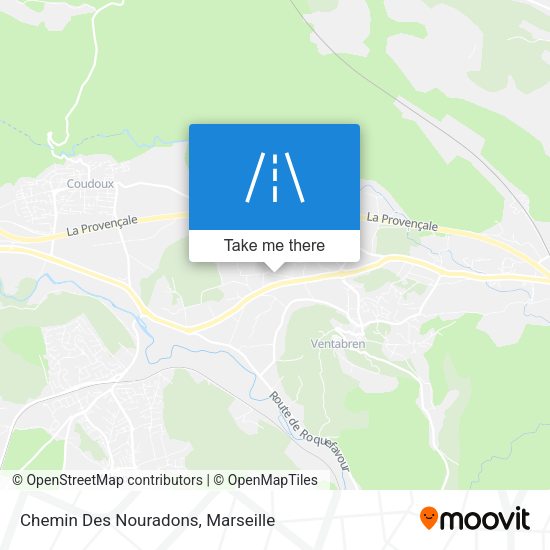Chemin Des Nouradons map