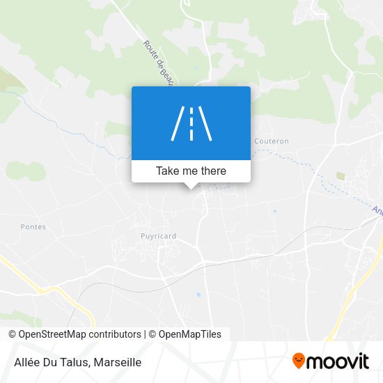 Allée Du Talus map
