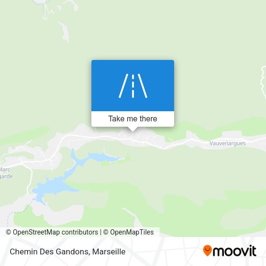 Chemin Des Gandons map