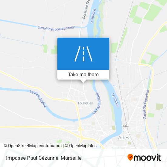 Impasse Paul Cézanne map
