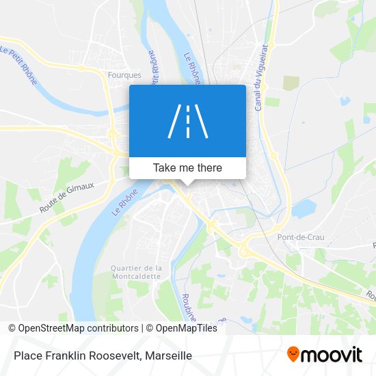 Place Franklin Roosevelt map