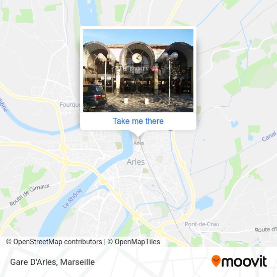 Gare D'Arles map