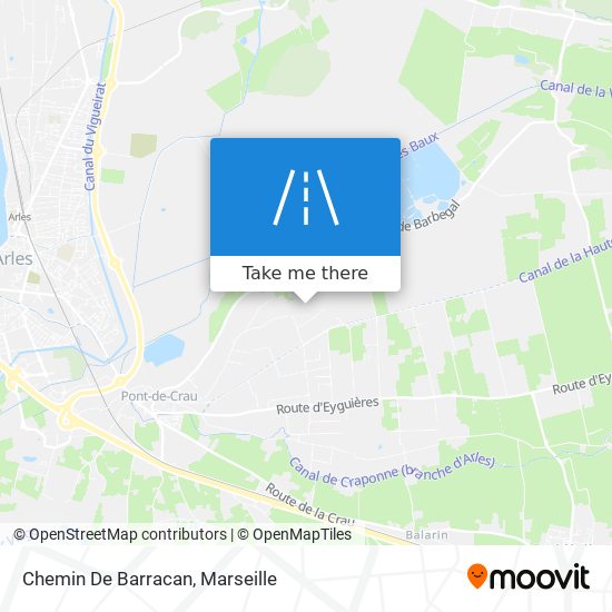 Chemin De Barracan map