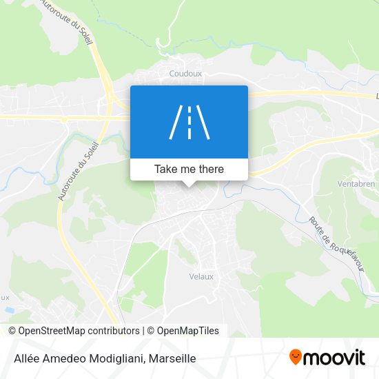 Allée Amedeo Modigliani map
