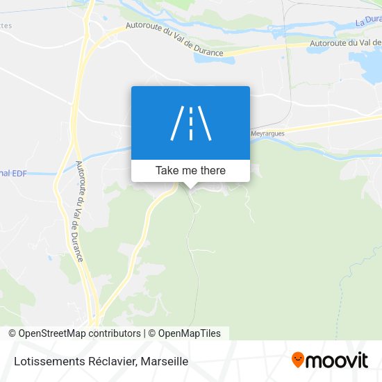 Lotissements Réclavier map