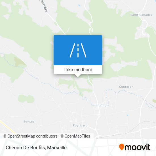 Chemin De Bonfils map