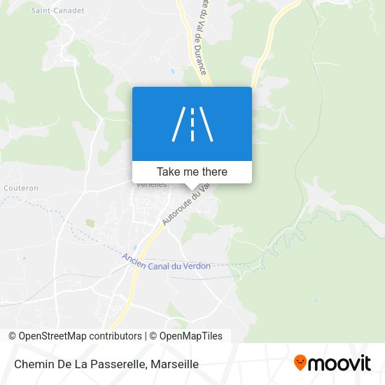 Chemin De La Passerelle map