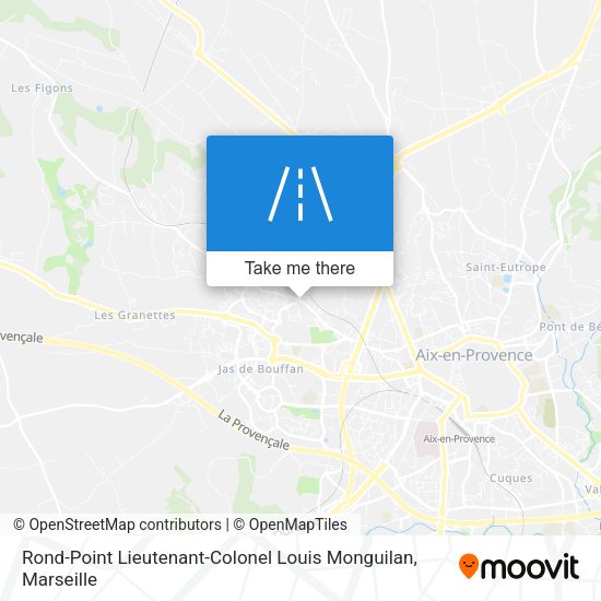 Rond-Point Lieutenant-Colonel Louis Monguilan map