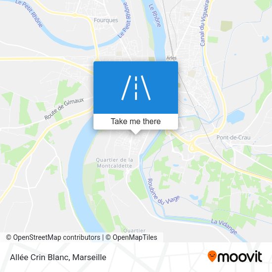 Allée Crin Blanc map