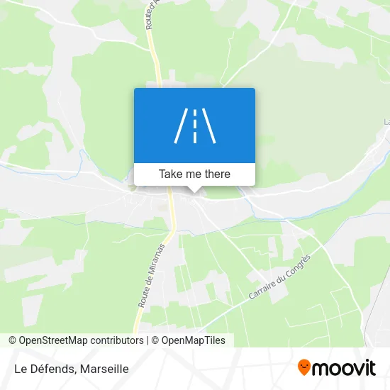 Le Défends map