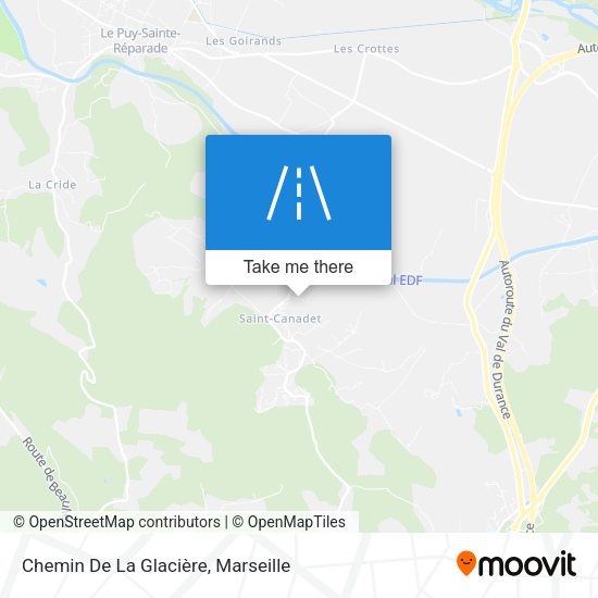 Chemin De La Glacière map