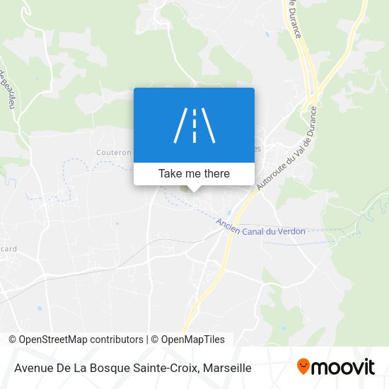 Avenue De La Bosque Sainte-Croix map