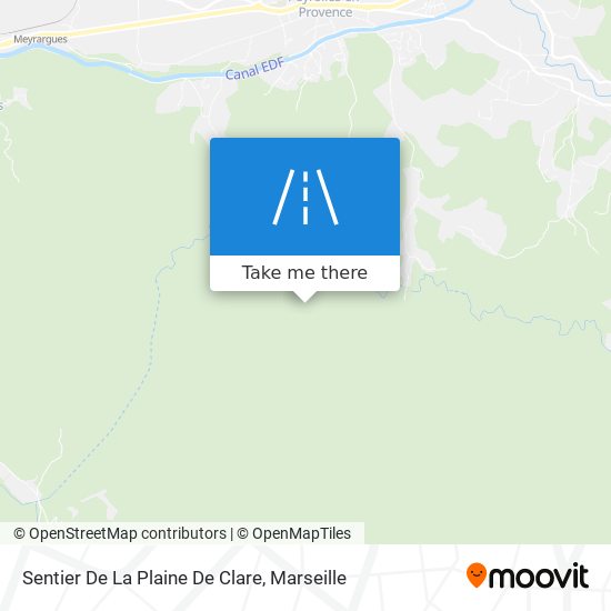 Sentier De La Plaine De Clare map