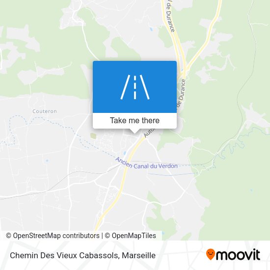 Chemin Des Vieux Cabassols map