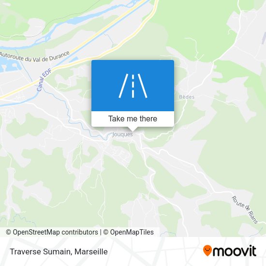 Traverse Sumain map