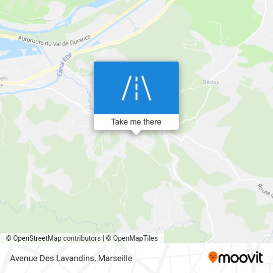 Avenue Des Lavandins map