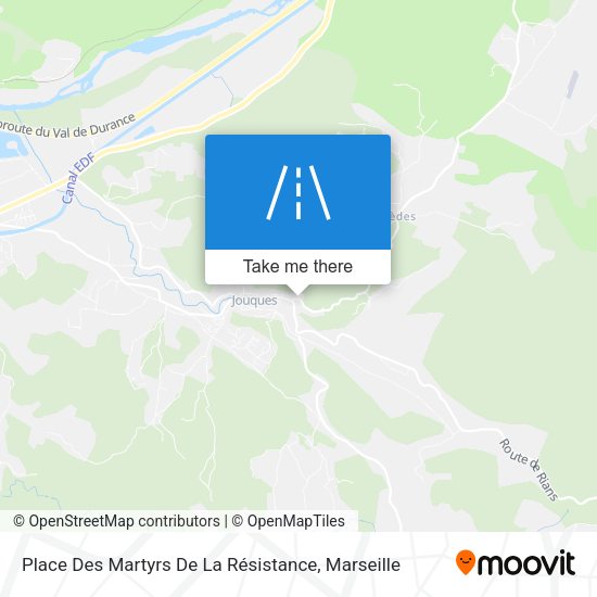 Place Des Martyrs De La Résistance map