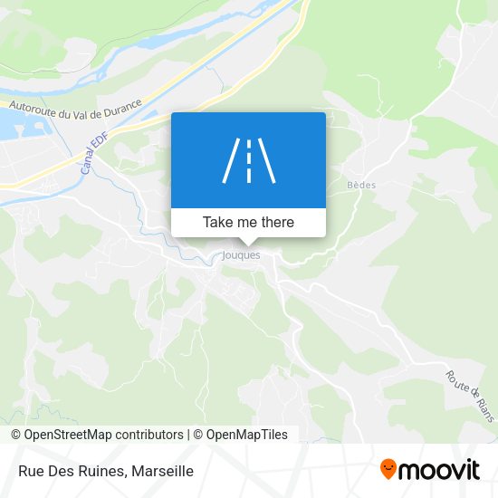 Rue Des Ruines map