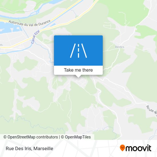 Rue Des Iris map