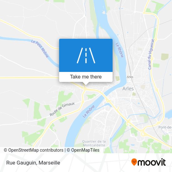 Rue Gauguin map